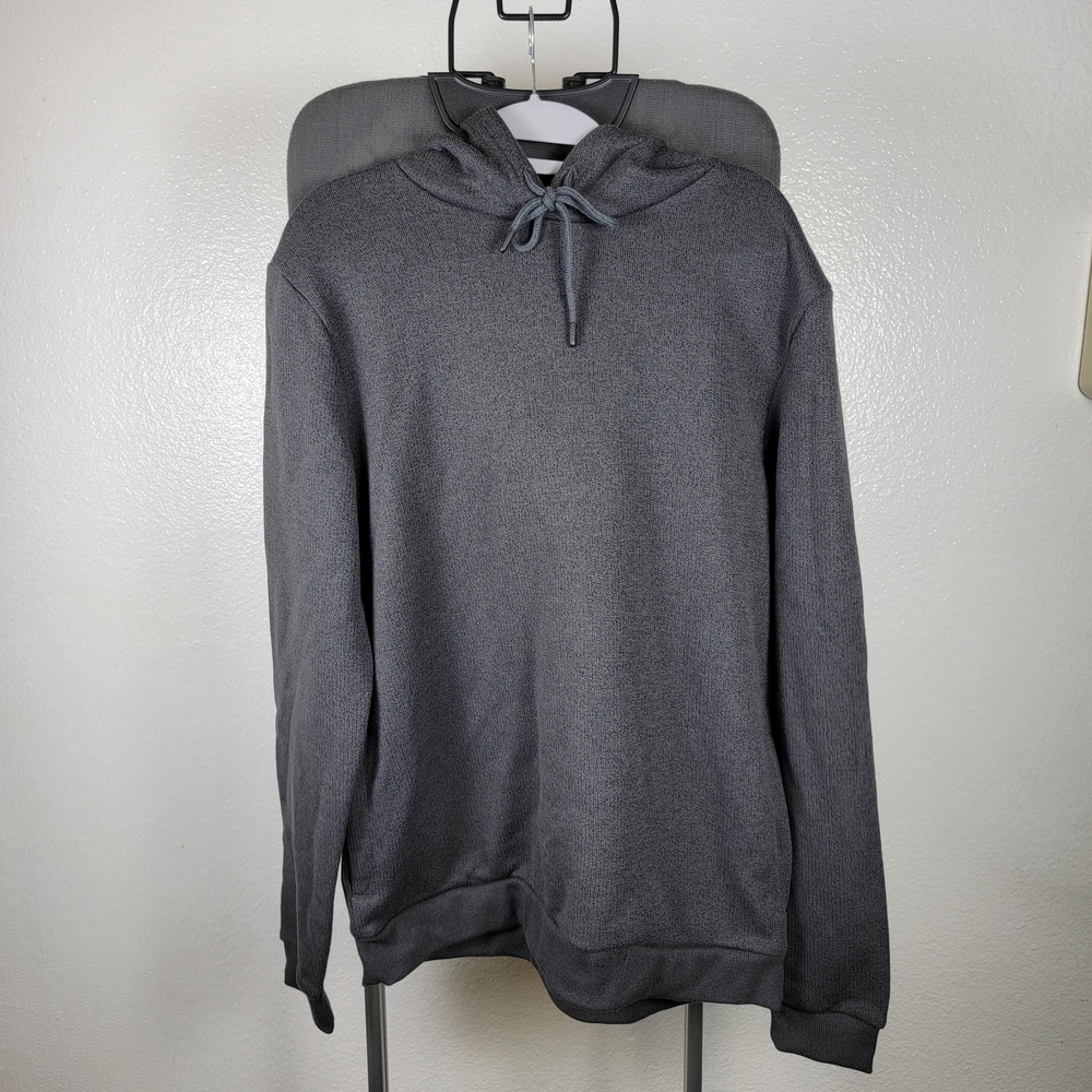 Goodfellow & Co Hoodie Charcoal Cotton Blend Long Sleeve Size M
